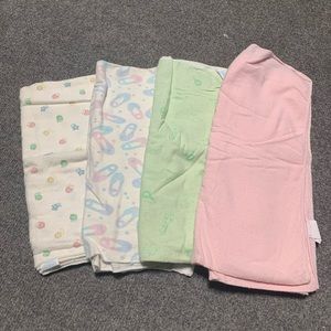 4 Assorted Nursing Blankets